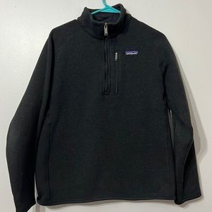 Patagonia // Men's M Black Better Sweater Quarter Zip